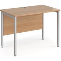 Click to view product details and reviews for Office Desk 1000mm Rectangular Desk With H Frame Leg Beech Tops With Silver Frames 600mm Depth Maestro 25. Click to view product details and reviews for Office Desk 1000mm Rectangular Desk With H Frame Leg Beech Tops With Silver Frames 600mm Depth Maestro 25.