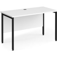 Click to view product details and reviews for Office Desk 1200mm Rectangular Desk With H Frame Leg White Tops With Black Frames 600mm Depth Maestro 25. Click to view product details and reviews for Office Desk 1200mm Rectangular Desk With H Frame Leg White Tops With Black Frames 600mm Depth Maestro 25.