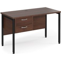 Click to view product details and reviews for Office Desk Rectangular Desk 1200mm With Pedestal Walnut Top With Black Frame 600mm Depth Maestro 25 Mh612p2kw. Click to view product details and reviews for Office Desk Rectangular Desk 1200mm With Pedestal Walnut Top With Black Frame 600mm Depth Maestro 25 Mh612p2kw.