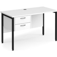 Click to view product details and reviews for Office Desk Rectangular Desk 1200mm With Pedestal White Top With Black Frame 600mm Depth Maestro 25 Mh612p2kwh. Click to view product details and reviews for Office Desk Rectangular Desk 1200mm With Pedestal White Top With Black Frame 600mm Depth Maestro 25 Mh612p2kwh.