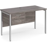 Click to view product details and reviews for Maestro 25 Straight Desk 1200mm X 600mm With 2 Drawer Pedestal Silver H Frame Leg Grey Oak Top. Click to view product details and reviews for Maestro 25 Straight Desk 1200mm X 600mm With 2 Drawer Pedestal Silver H Frame Leg Grey Oak Top.