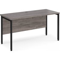 Click to view product details and reviews for Maestro 25 Straight Desk 1400mm X 600mm Black H Frame Leg Grey Oak Top. Click to view product details and reviews for Maestro 25 Straight Desk 1400mm X 600mm Black H Frame Leg Grey Oak Top.