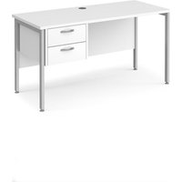 Click to view product details and reviews for Office Desk Rectangular Desk 1400mm With Pedestal White Top With Silver Frame 600mm Depth Maestro 25 Mh614p2swh. Click to view product details and reviews for Office Desk Rectangular Desk 1400mm With Pedestal White Top With Silver Frame 600mm Depth Maestro 25 Mh614p2swh.