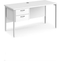 Click to view product details and reviews for Office Desk Rectangular Desk 1400mm With Pedestal White Top With White Frame 600mm Depth Maestro 25 Mh614p2whwh. Click to view product details and reviews for Office Desk Rectangular Desk 1400mm With Pedestal White Top With White Frame 600mm Depth Maestro 25 Mh614p2whwh.