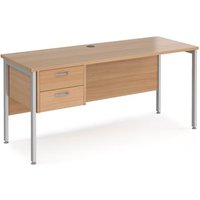 Click to view product details and reviews for Office Desk Rectangular Desk 1600mm With Pedestal Beech Top With Silver Frame 600mm Depth Maestro 25 Mh616p2sb. Click to view product details and reviews for Office Desk Rectangular Desk 1600mm With Pedestal Beech Top With Silver Frame 600mm Depth Maestro 25 Mh616p2sb.