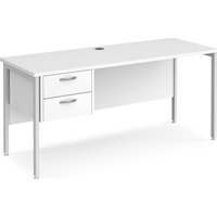Click to view product details and reviews for Office Desk Rectangular Desk 1600mm With Pedestal White Top With White Frame 600mm Depth Maestro 25 Mh616p2whwh. Click to view product details and reviews for Office Desk Rectangular Desk 1600mm With Pedestal White Top With White Frame 600mm Depth Maestro 25 Mh616p2whwh.