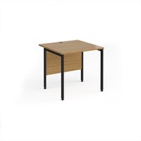 Click to view product details and reviews for Office Desk 800mm Rectangular Desk With H Frame Leg Oak Tops With Black Frames 800mm Depth Maestro 25. Click to view product details and reviews for Office Desk 800mm Rectangular Desk With H Frame Leg Oak Tops With Black Frames 800mm Depth Maestro 25.