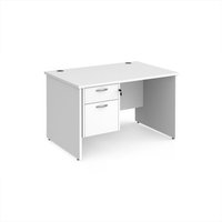 Click to view product details and reviews for Office Desk Rectangular Desk 1200mm With Pedestal White Top And Panel End Leg 800mm Depth Maestro 25 Mp12p2wh. Click to view product details and reviews for Office Desk Rectangular Desk 1200mm With Pedestal White Top And Panel End Leg 800mm Depth Maestro 25 Mp12p2wh.