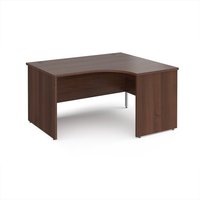 Click to view product details and reviews for Office Desk Right Hand Corner Desk 1400mm Walnut Top And Panel End Leg Maestro 25. Click to view product details and reviews for Office Desk Right Hand Corner Desk 1400mm Walnut Top And Panel End Leg Maestro 25.