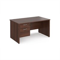 Click to view product details and reviews for Office Desk Rectangular Desk 1400mm With Pedestal Walnut Top And Panel End Leg 800mm Depth Maestro 25 Mp14p2w. Click to view product details and reviews for Office Desk Rectangular Desk 1400mm With Pedestal Walnut Top And Panel End Leg 800mm Depth Maestro 25 Mp14p2w.