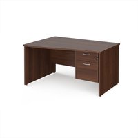 Click to view product details and reviews for Office Desk Left Hand Wave Desk 1400mm With Pedestal Walnut Top And Panel End Leg Maestro 25 Mp14wlp2w. Click to view product details and reviews for Office Desk Left Hand Wave Desk 1400mm With Pedestal Walnut Top And Panel End Leg Maestro 25 Mp14wlp2w.