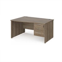 Click to view product details and reviews for Maestro 25 Left Hand Wave Desk 1400mm Wide With 3 Drawer Pedestal Nebraska Oak Top With Panel End Leg. Click to view product details and reviews for Maestro 25 Left Hand Wave Desk 1400mm Wide With 3 Drawer Pedestal Nebraska Oak Top With Panel End Leg.