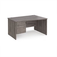 Click to view product details and reviews for Maestro 25 Right Hand Wave Desk 1400mm Wide With 2 Drawer Pedestal Grey Oak Top With Panel End Leg. Click to view product details and reviews for Maestro 25 Right Hand Wave Desk 1400mm Wide With 2 Drawer Pedestal Grey Oak Top With Panel End Leg.