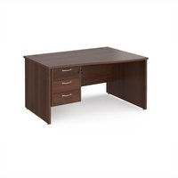 Click to view product details and reviews for Office Desk Right Hand Wave Desk 1400mm With Pedestal Walnut Top And Panel End Leg Maestro 25 Mp14wrp3w. Click to view product details and reviews for Office Desk Right Hand Wave Desk 1400mm With Pedestal Walnut Top And Panel End Leg Maestro 25 Mp14wrp3w.
