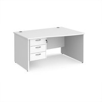 Click to view product details and reviews for Office Desk Right Hand Wave Desk 1400mm With Pedestal White Top And Panel End Leg Maestro 25 Mp14wrp3wh. Click to view product details and reviews for Office Desk Right Hand Wave Desk 1400mm With Pedestal White Top And Panel End Leg Maestro 25 Mp14wrp3wh.