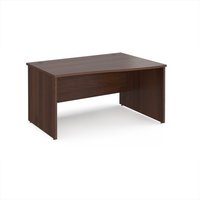 Click to view product details and reviews for Office Desk Right Hand Wave Desk 1400mm Walnut Top And Panel End Leg Maestro 25. Click to view product details and reviews for Office Desk Right Hand Wave Desk 1400mm Walnut Top And Panel End Leg Maestro 25.