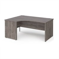 Click to view product details and reviews for Maestro 25 Left Hand Ergonomic Desk 1600mm Wide Grey Oak Top With Panel End Leg. Click to view product details and reviews for Maestro 25 Left Hand Ergonomic Desk 1600mm Wide Grey Oak Top With Panel End Leg.