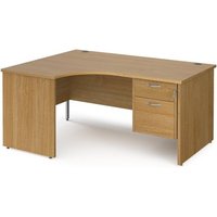 Click to view product details and reviews for Office Desk Left Hand Corner Desk 1600mm With Pedestal Oak Top And Panel End Leg 1200mm Depth Maestro 25 Mp16elp2o. Click to view product details and reviews for Office Desk Left Hand Corner Desk 1600mm With Pedestal Oak Top And Panel End Leg 1200mm Depth Maestro 25 Mp16elp2o.