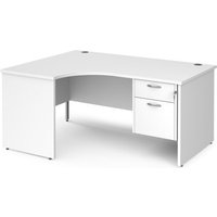 Click to view product details and reviews for Office Desk Left Hand Corner Desk 1600mm With Pedestal White Top And Panel End Leg 1200mm Depth Maestro 25 Mp16elp2wh. Click to view product details and reviews for Office Desk Left Hand Corner Desk 1600mm With Pedestal White Top And Panel End Leg 1200mm Depth Maestro 25 Mp16elp2wh.