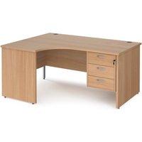 Click to view product details and reviews for Office Desk Left Hand Corner Desk 1600mm With Pedestal Beech Top And Panel End Leg 1200mm Depth Maestro 25 Mp16elp3b. Click to view product details and reviews for Office Desk Left Hand Corner Desk 1600mm With Pedestal Beech Top And Panel End Leg 1200mm Depth Maestro 25 Mp16elp3b.