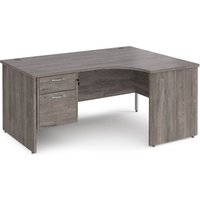 Click to view product details and reviews for Maestro 25 Right Hand Ergonomic Desk 1600mm Wide With 2 Drawer Pedestal Grey Oak Top With Panel End Leg. Click to view product details and reviews for Maestro 25 Right Hand Ergonomic Desk 1600mm Wide With 2 Drawer Pedestal Grey Oak Top With Panel End Leg.