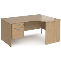 Click to view product details and reviews for Maestro 25 Right Hand Ergonomic Desk 1600mm Wide With 2 Drawer Pedestal Kendal Oak Top With Panel End Leg. Click to view product details and reviews for Maestro 25 Right Hand Ergonomic Desk 1600mm Wide With 2 Drawer Pedestal Kendal Oak Top With Panel End Leg.