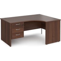 Click to view product details and reviews for Office Desk Right Hand Corner Desk 1600mm With Pedestal Walnut Top And Panel End Leg 1200mm Depth Maestro 25 Mp16erp3w. Click to view product details and reviews for Office Desk Right Hand Corner Desk 1600mm With Pedestal Walnut Top And Panel End Leg 1200mm Depth Maestro 25 Mp16erp3w.