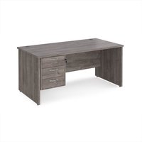 Click to view product details and reviews for Maestro 25 Straight Desk 1600mm X 800mm With 3 Drawer Pedestal Grey Oak Top With Panel End Leg. Click to view product details and reviews for Maestro 25 Straight Desk 1600mm X 800mm With 3 Drawer Pedestal Grey Oak Top With Panel End Leg.