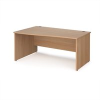 Click to view product details and reviews for Office Desk Left Hand Wave Desk 1600mm Beech Top And Panel End Leg Maestro 25. Click to view product details and reviews for Office Desk Left Hand Wave Desk 1600mm Beech Top And Panel End Leg Maestro 25.