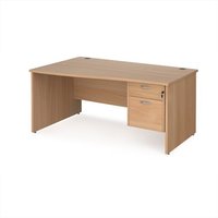 Click to view product details and reviews for Office Desk Left Hand Wave Desk 1600mm With Pedestal Beech Top And Panel End Leg Maestro 25 Mp16wlp2b. Click to view product details and reviews for Office Desk Left Hand Wave Desk 1600mm With Pedestal Beech Top And Panel End Leg Maestro 25 Mp16wlp2b.