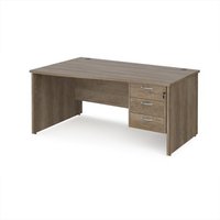 Click to view product details and reviews for Maestro 25 Left Hand Wave Desk 1600mm Wide With 3 Drawer Pedestal Nebraska Oak Top With Panel End Leg. Click to view product details and reviews for Maestro 25 Left Hand Wave Desk 1600mm Wide With 3 Drawer Pedestal Nebraska Oak Top With Panel End Leg.