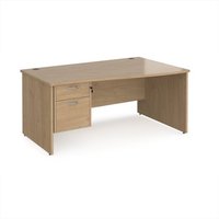Click to view product details and reviews for Maestro 25 Right Hand Wave Desk 1600mm Wide With 2 Drawer Pedestal Kendal Oak Top With Panel End Leg. Click to view product details and reviews for Maestro 25 Right Hand Wave Desk 1600mm Wide With 2 Drawer Pedestal Kendal Oak Top With Panel End Leg.