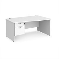 Click to view product details and reviews for Office Desk Right Hand Wave Desk 1600mm With Pedestal White Top And Panel End Leg Maestro 25 Mp16wrp2wh. Click to view product details and reviews for Office Desk Right Hand Wave Desk 1600mm With Pedestal White Top And Panel End Leg Maestro 25 Mp16wrp2wh.