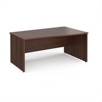 Click to view product details and reviews for Office Desk Right Hand Wave Desk 1600mm Walnut Top And Panel End Leg Maestro 25. Click to view product details and reviews for Office Desk Right Hand Wave Desk 1600mm Walnut Top And Panel End Leg Maestro 25.