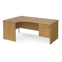 Click to view product details and reviews for Office Desk Left Hand Corner Desk 1800mm With Pedestal Oak Top And Panel End Leg 1200mm Depth Maestro 25 Mp18elp2o. Click to view product details and reviews for Office Desk Left Hand Corner Desk 1800mm With Pedestal Oak Top And Panel End Leg 1200mm Depth Maestro 25 Mp18elp2o.