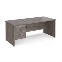 Click to view product details and reviews for Maestro 25 Straight Desk 1800mm X 800mm With 3 Drawer Pedestal Grey Oak Top With Panel End Leg. Click to view product details and reviews for Maestro 25 Straight Desk 1800mm X 800mm With 3 Drawer Pedestal Grey Oak Top With Panel End Leg.
