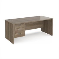Click to view product details and reviews for Maestro 25 Straight Desk 1800mm X 800mm With 3 Drawer Pedestal Nebraska Oak Top With Panel End Leg. Click to view product details and reviews for Maestro 25 Straight Desk 1800mm X 800mm With 3 Drawer Pedestal Nebraska Oak Top With Panel End Leg.