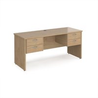 Click to view product details and reviews for Maestro 25 Straight Desk 1600mm X 600mm With Two X 2 Drawer Pedestals Kendal Oak Top With Panel End Leg. Click to view product details and reviews for Maestro 25 Straight Desk 1600mm X 600mm With Two X 2 Drawer Pedestals Kendal Oak Top With Panel End Leg.