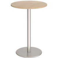 Click to view product details and reviews for Monza Circular Poseur Table With Flat Round Brushed Steel Base 800mm Kendal Oak. Click to view product details and reviews for Monza Circular Poseur Table With Flat Round Brushed Steel Base 800mm Kendal Oak.