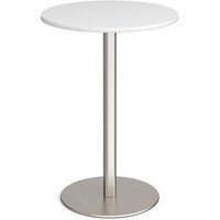 Click to view product details and reviews for Monza Circular Poseur Table With Flat Round Brushed Steel Base 800mm White. Click to view product details and reviews for Monza Circular Poseur Table With Flat Round Brushed Steel Base 800mm White.