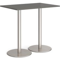 Click to view product details and reviews for Monza Rectangular Poseur Table With Flat Round Brushed Steel Bases 1200mm X 800mm Onyx Grey. Click to view product details and reviews for Monza Rectangular Poseur Table With Flat Round Brushed Steel Bases 1200mm X 800mm Onyx Grey.