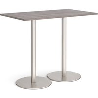Click to view product details and reviews for Monza Rectangular Poseur Table With Flat Round Brushed Steel Bases 1400mm X 800mm Grey Oak. Click to view product details and reviews for Monza Rectangular Poseur Table With Flat Round Brushed Steel Bases 1400mm X 800mm Grey Oak.