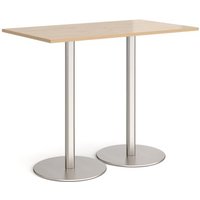Click to view product details and reviews for Monza Rectangular Poseur Table With Flat Round Brushed Steel Bases 1400mm X 800mm Kendal Oak. Click to view product details and reviews for Monza Rectangular Poseur Table With Flat Round Brushed Steel Bases 1400mm X 800mm Kendal Oak.
