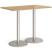 Click to view product details and reviews for Monza Rectangular Poseur Table With Flat Round Brushed Steel Bases 1400mm X 800mm Oak. Click to view product details and reviews for Monza Rectangular Poseur Table With Flat Round Brushed Steel Bases 1400mm X 800mm Oak.