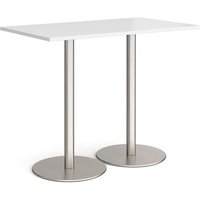 Click to view product details and reviews for Monza Rectangular Poseur Table With Flat Round Brushed Steel Bases 1400mm X 800mm White. Click to view product details and reviews for Monza Rectangular Poseur Table With Flat Round Brushed Steel Bases 1400mm X 800mm White.