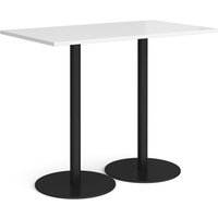 Click to view product details and reviews for Monza Rectangular Poseur Table With Flat Round Black Bases 1400mm X 800mm White. Click to view product details and reviews for Monza Rectangular Poseur Table With Flat Round Black Bases 1400mm X 800mm White.