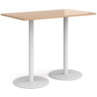 Click to view product details and reviews for Monza Rectangular Poseur Table With Flat Round White Bases 1400mm X 800mm Beech. Click to view product details and reviews for Monza Rectangular Poseur Table With Flat Round White Bases 1400mm X 800mm Beech.