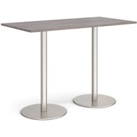 Click to view product details and reviews for Monza Rectangular Poseur Table With Flat Round Brushed Steel Bases 1600mm X 800mm Grey Oak. Click to view product details and reviews for Monza Rectangular Poseur Table With Flat Round Brushed Steel Bases 1600mm X 800mm Grey Oak.