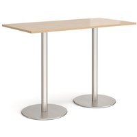 Click to view product details and reviews for Monza Rectangular Poseur Table With Flat Round Brushed Steel Bases 1600mm X 800mm Kendal Oak. Click to view product details and reviews for Monza Rectangular Poseur Table With Flat Round Brushed Steel Bases 1600mm X 800mm Kendal Oak.