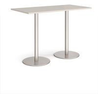 Click to view product details and reviews for Monza Rectangular Poseur Table With Flat Round Brushed Steel Bases 1600mm X 800mm Light Grey. Click to view product details and reviews for Monza Rectangular Poseur Table With Flat Round Brushed Steel Bases 1600mm X 800mm Light Grey.